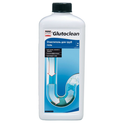 Очищувач-гель для труб Glutoclean 1 л